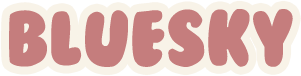 Bluesky social media button