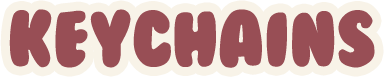 Keychain product collection button