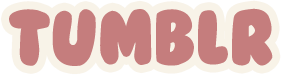 Tumblr social media button
